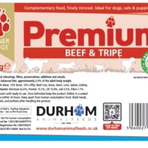 beef and tripe and fruit and veg