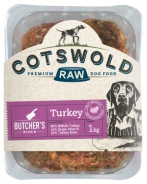 Cotswold Raw Butchers Block Turkey 1kg