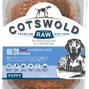 Cotswold Raw 80/20 Puppy Mince Beef Complete 500g