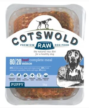 Cotswold Raw 80/20 Puppy Mince Beef Complete 500g