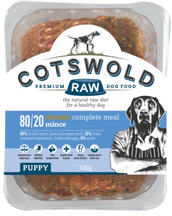 Cotswold Raw 80/20 Puppy Mince Chicken 500g