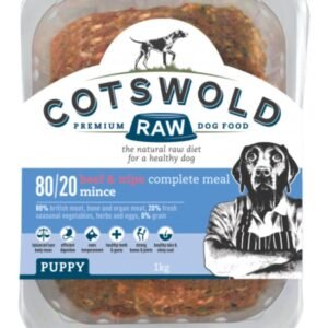 Cotswold Raw 80/20 Puppy Mince Beef & Tripe 1kg