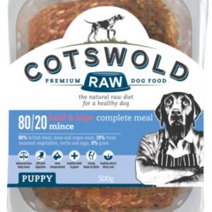 Cotswold Raw 80/20 Puppy Mince Beef & Tripe 500g