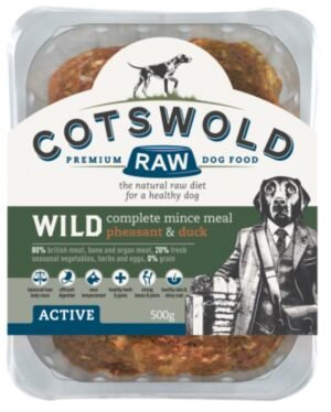 Cotswold Raw Wild Range Pheasant & Duck 500g