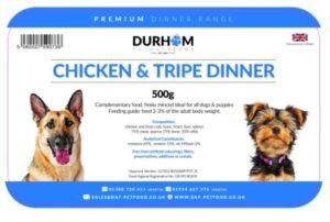 Durham Premium Dinners Chicken and Tripe 500g