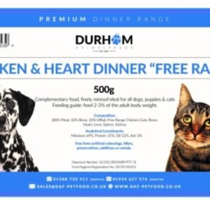 Durham Premium Dinners Chicken & Heart 500g