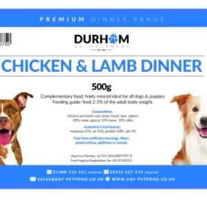 Durham Premium Dinners Chicken & Lamb 500g