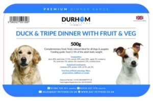 Durham Premium Dinners Duck & Tripe & Fruit & Veg 500g