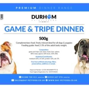Durham Premium Dinners Game & Tripe 500g