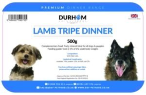 Durham Premium Dinners Lamb Tripe 500g