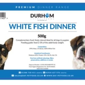 Durham Premium Dinners White Fish 500g