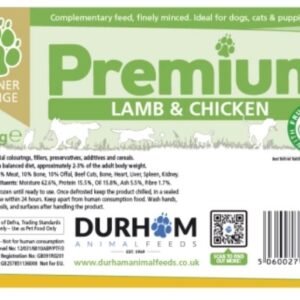 lamb and chicken and fruit and veg