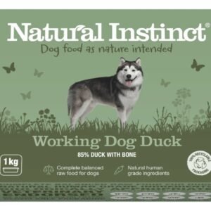 Natural Instinct Working Dog Duck 1kg