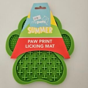 licking mat paw print