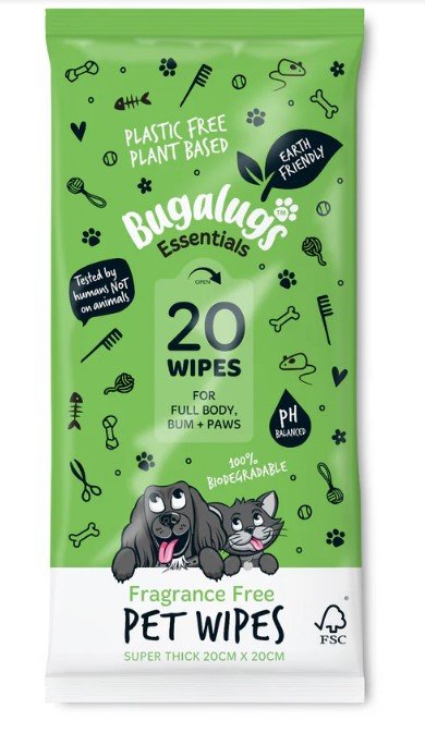 bugalugs pet wipes