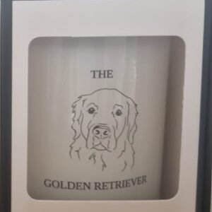 f and w golden retriever candle
