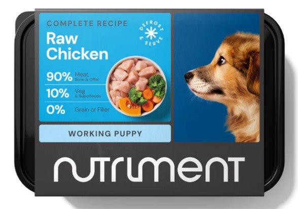 Nutriment Puppy Raw Chicken 500g