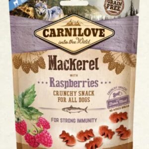 carnilove dogs mackerel with raspberries