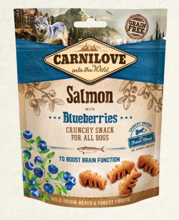 carnilove dogs salmon with blueberries