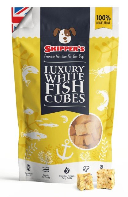 skippers luxury white fish cubes