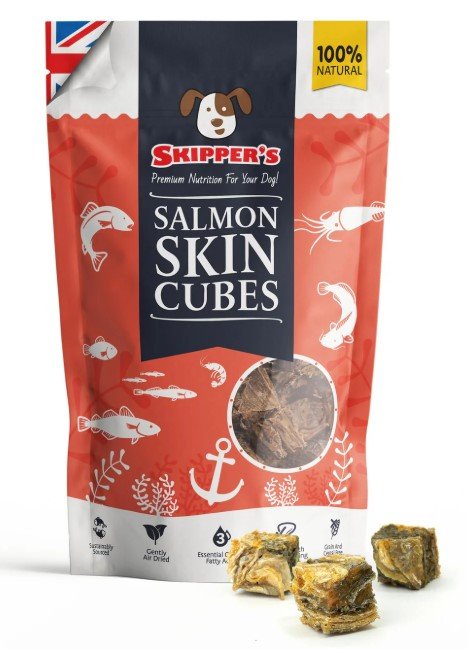 skippers salmon skin cubes