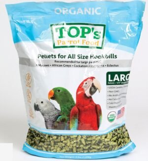 tops parrot food for hookbills lerge