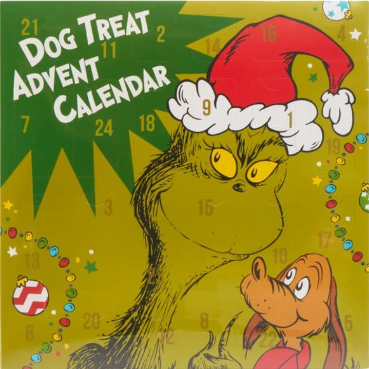 grinch doggy advent calender